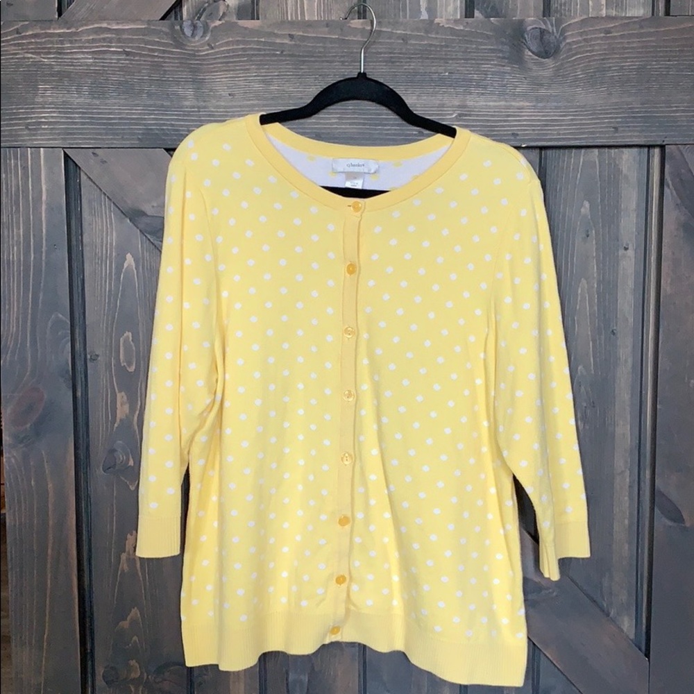 CJ Banks Cardigan blouse